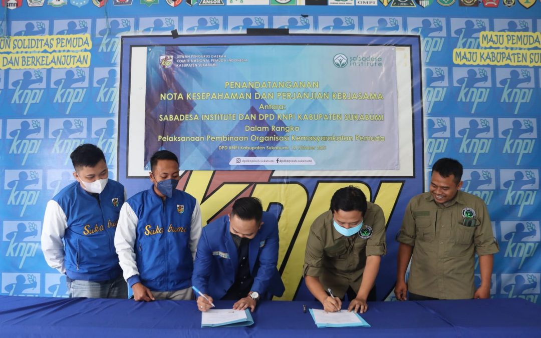 Sabadesa Gandeng KNPI Sukabumi Untuk Pengembangan Organisasi Kemasayarakatan  Pemuda di Sukabumi